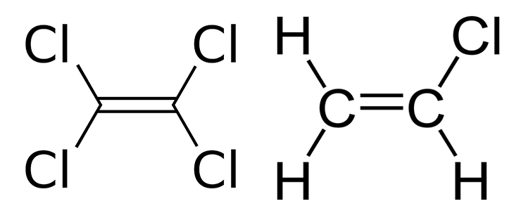 Тетрахлорэтилен и винилхлорид