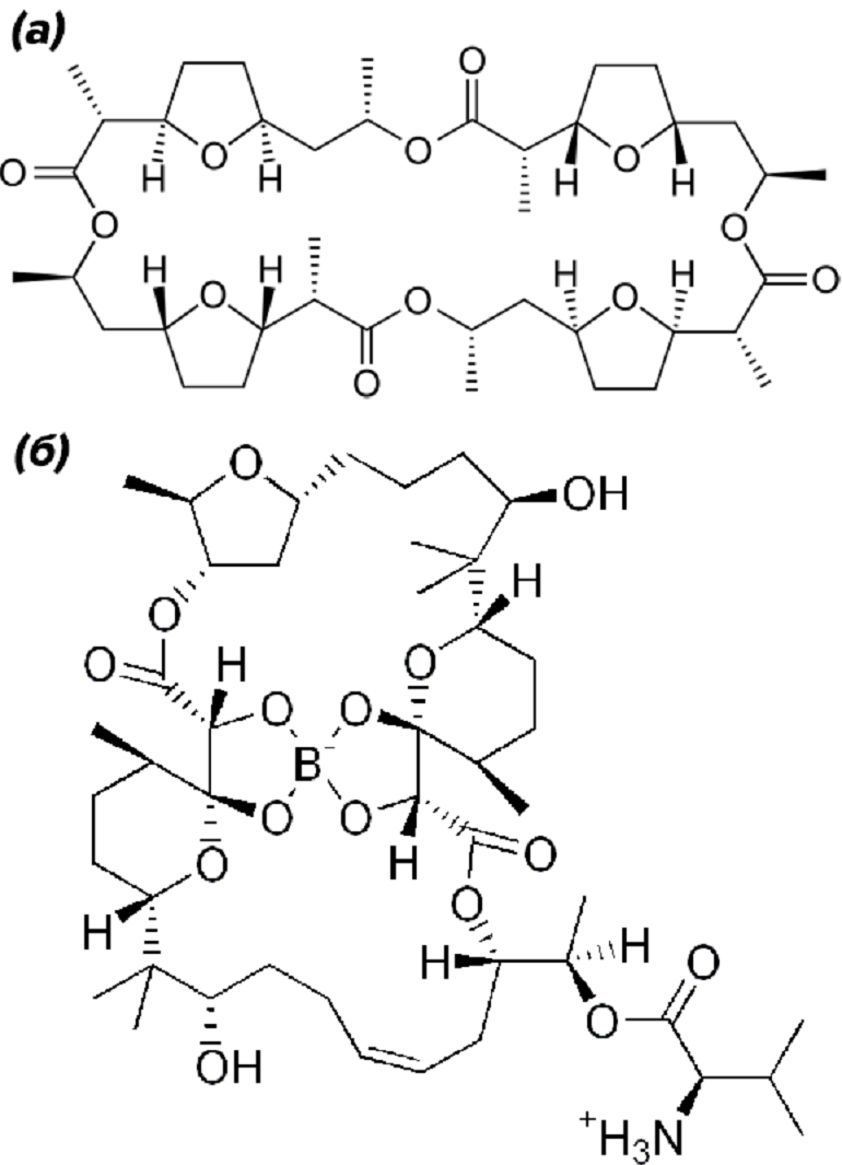 Структурные формулы антибиотиков