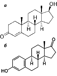 Структурные формулы половых гормонов