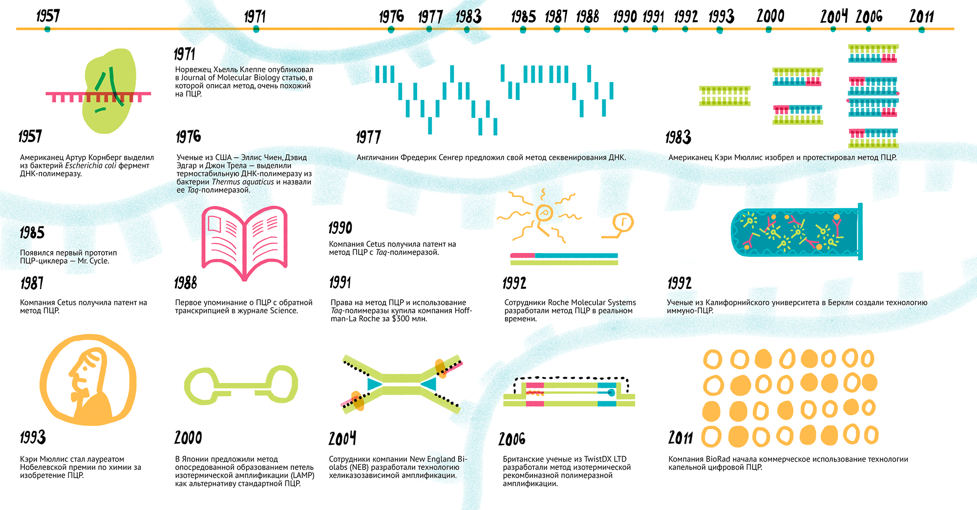 История развития метода ПЦР