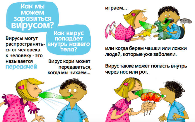 Как Паша заболел корью