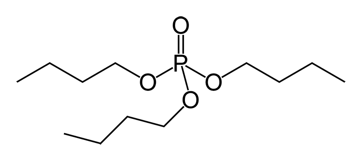 Структурная формула трибутилфосфата