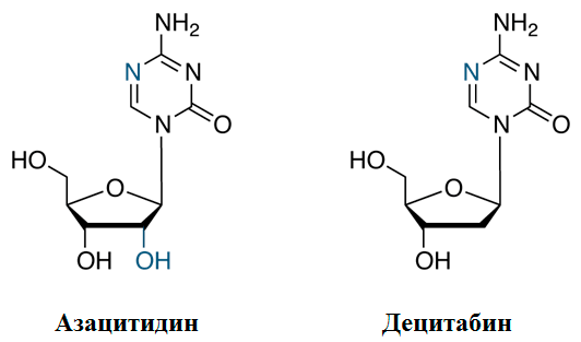 Химическое строение азануклеозидов