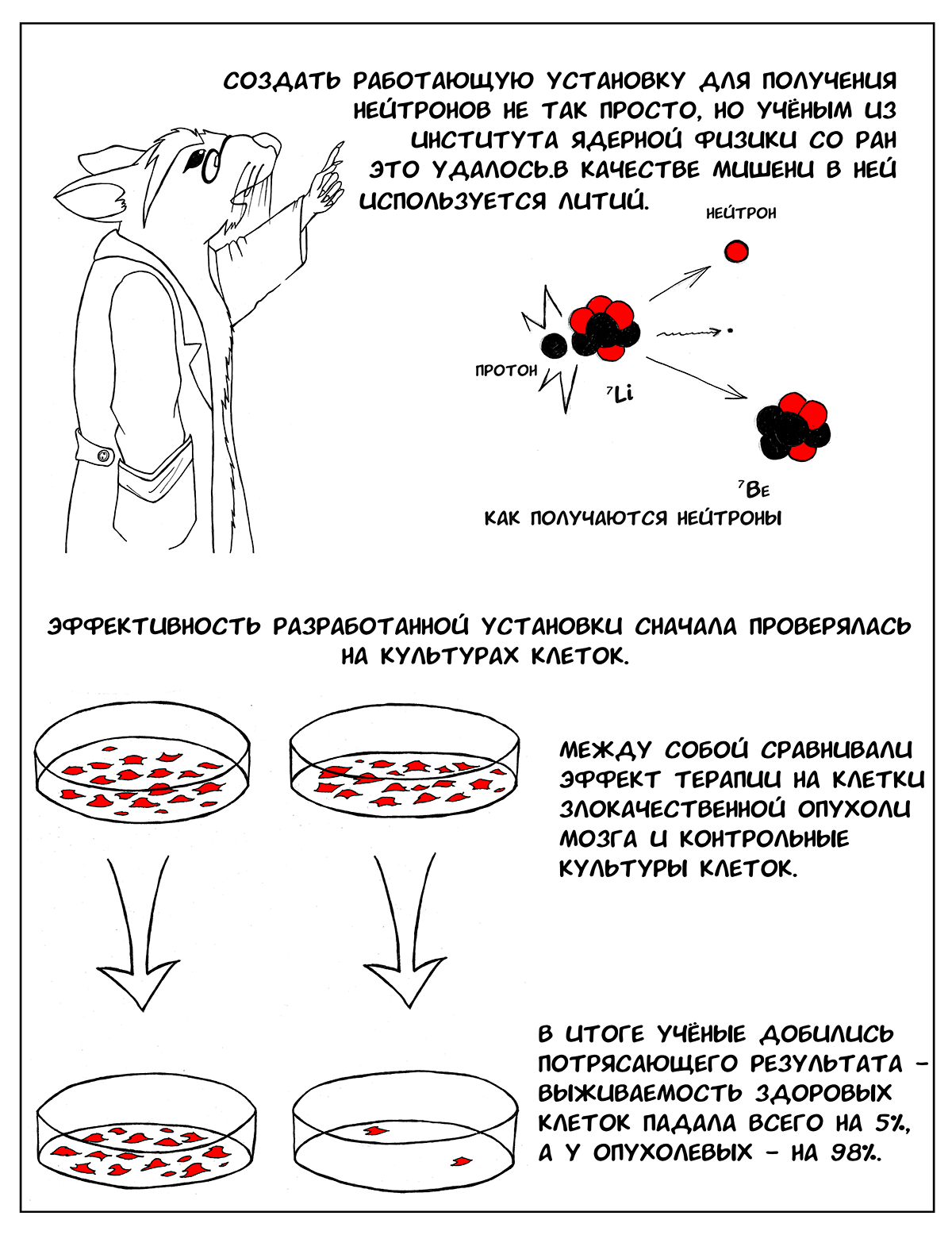 Ядерный взрыв в пределах клетки